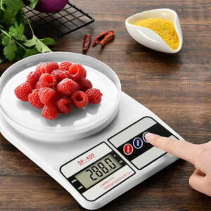 Digital Kitchen Weighing Machine Multipurpose Electronic Weight Scale With Backlit LCD Display For Measuring Food, Cake, Vegetable, Fruit Capacity : 10KG